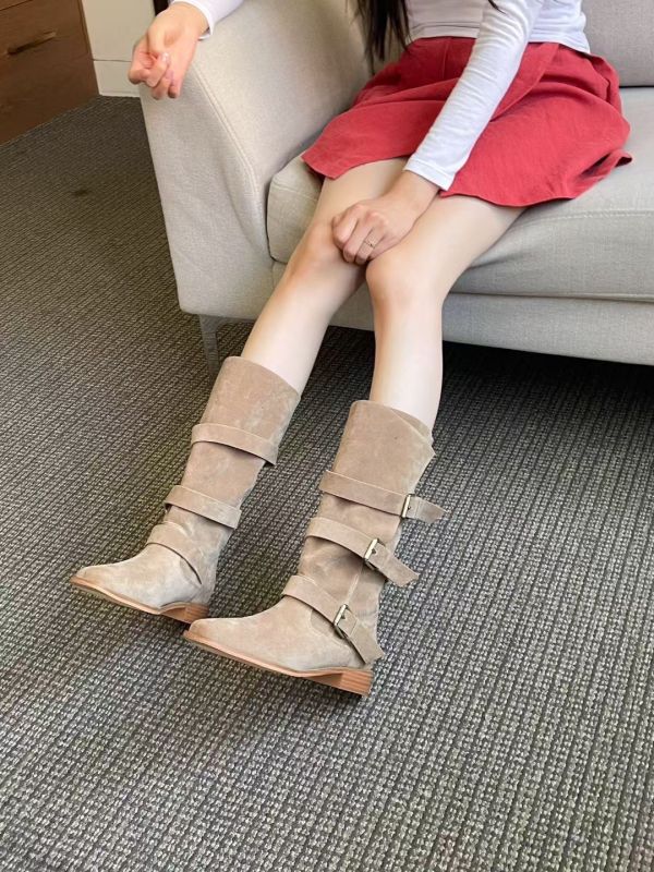 T014.騎士麂皮短靴 