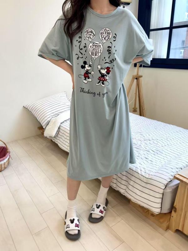 S16.米奇長版睡衣 