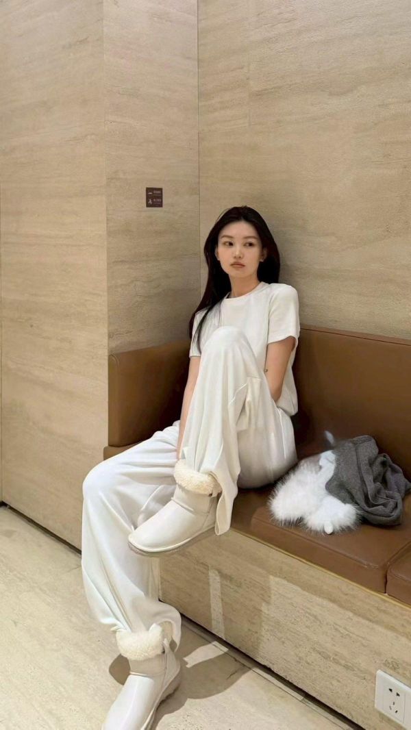 素面厚磅兩件套 