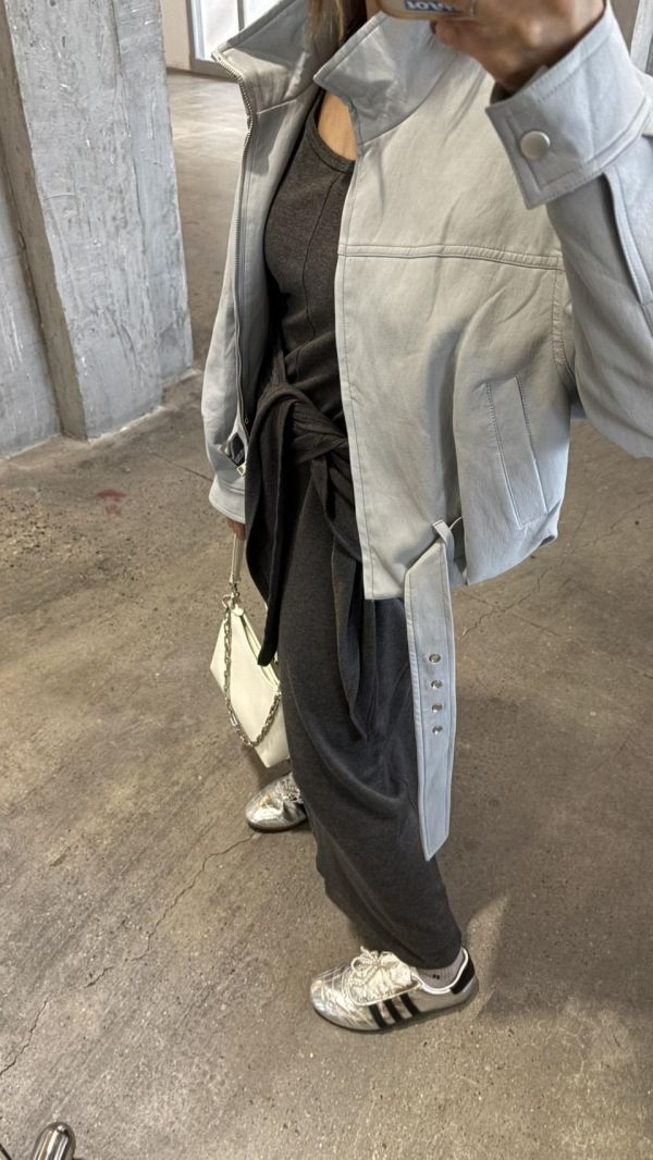 綁帶披肩背心洋 