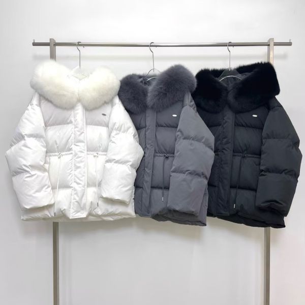 V024.鴨絨狐狸毛保暖外套 