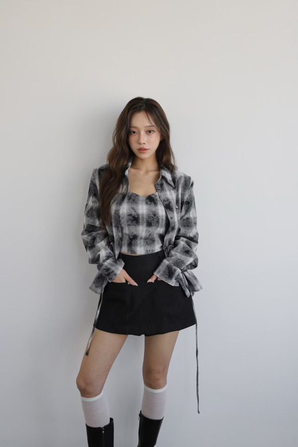 S03.造型口袋短褲裙 