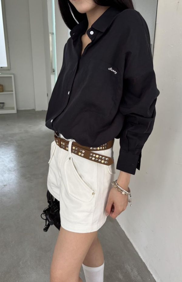 側刺繡logo襯（藍色） 