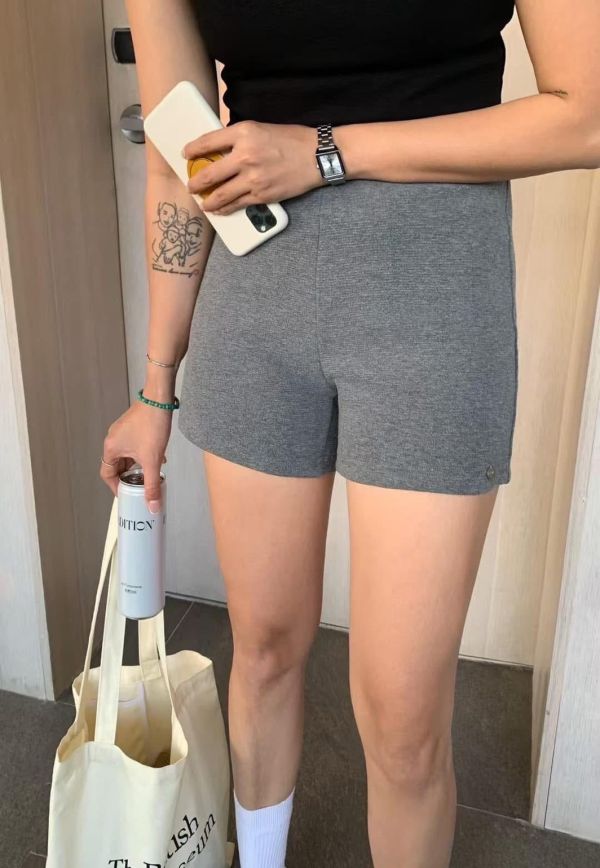 超彈力三分褲 