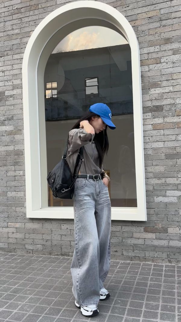 防曬光澤襯衫（灰色） 