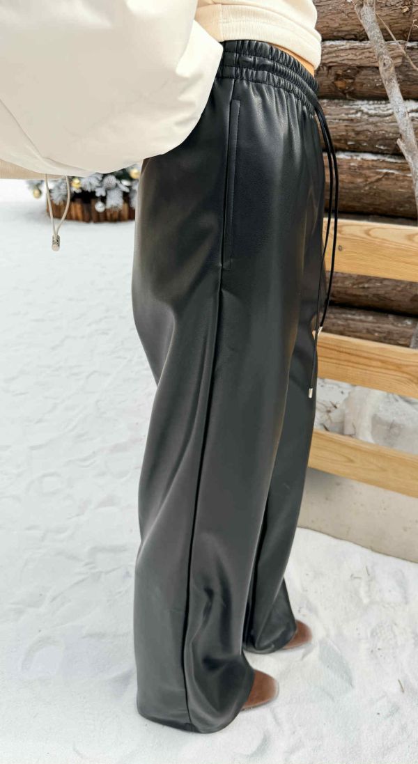 巨顯瘦皮長褲（檔口賣四年大推） 