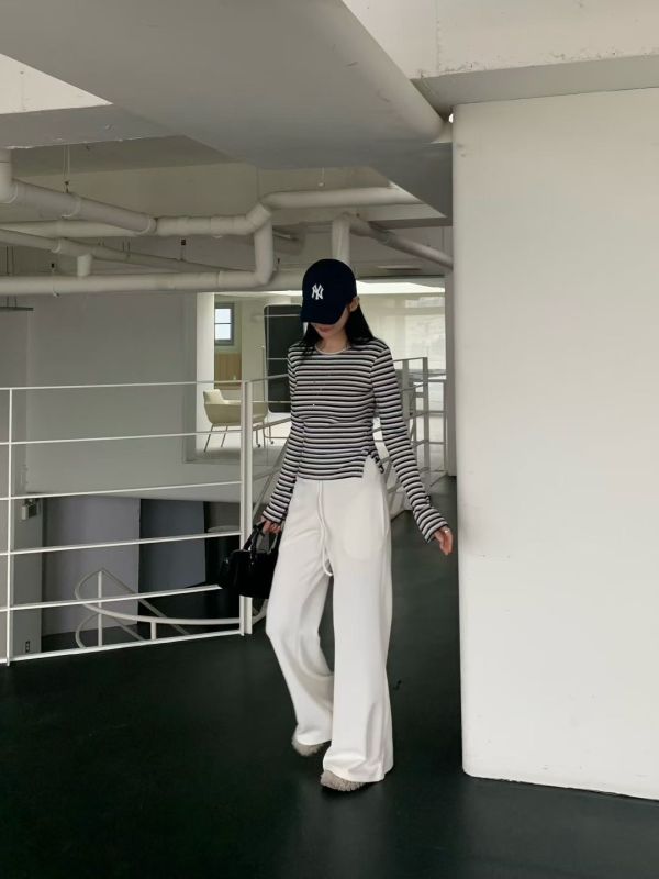 H012.休閒小喇叭長褲 