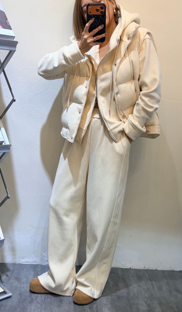 三件組鋪棉背心＋加絨外套＆褲子 