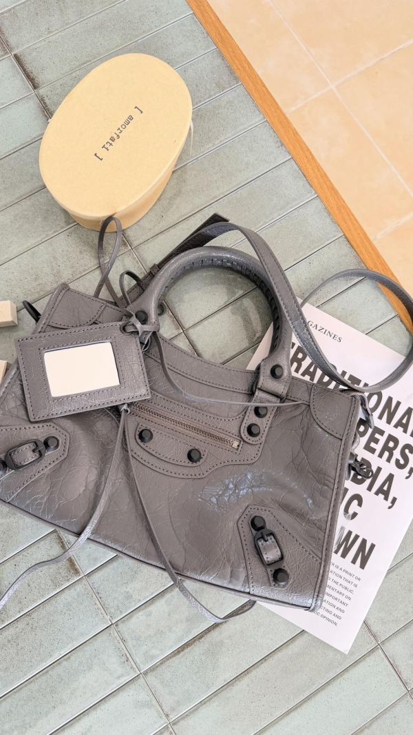 真皮機車包中號 