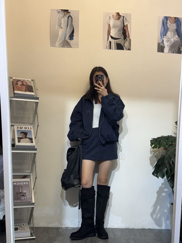 設計感外套短褲裙ＳＥＴ 