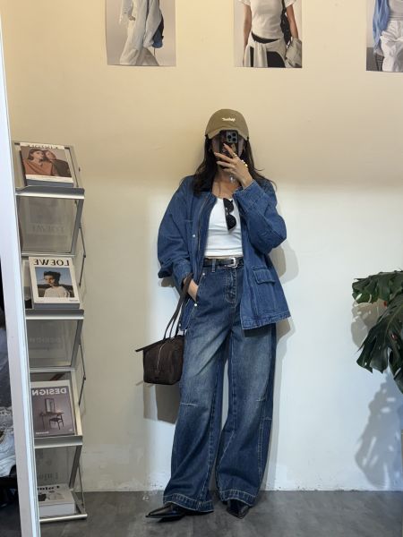 T03.撞色牛仔外套 