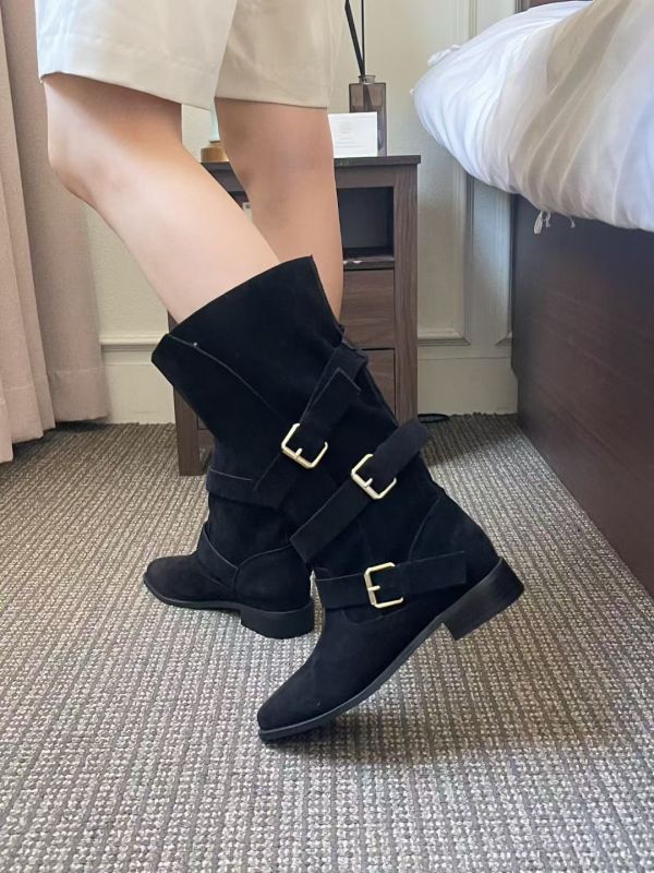 T014.騎士麂皮短靴 