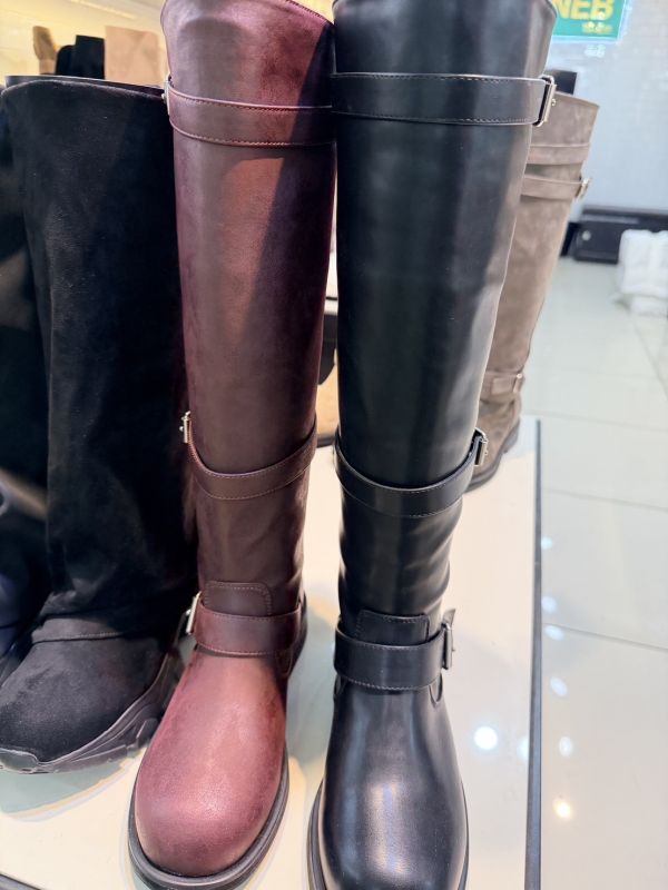 T016.帥氣皮革騎士靴 