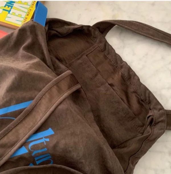 水蜜桃絨帆布包 