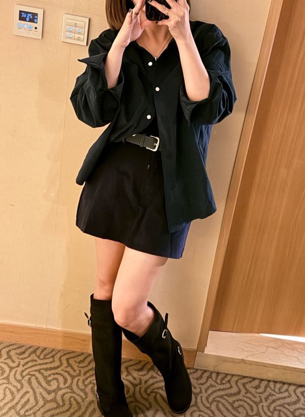 V022.純色燈芯絨襯 