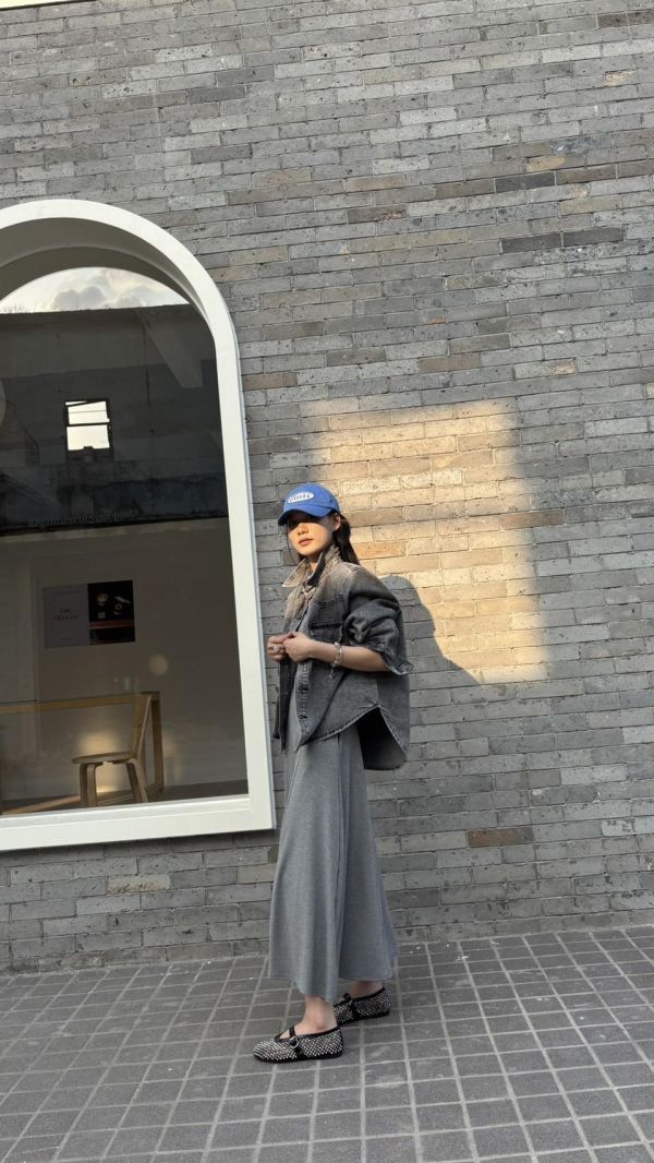 吊帶棉質連衣裙 