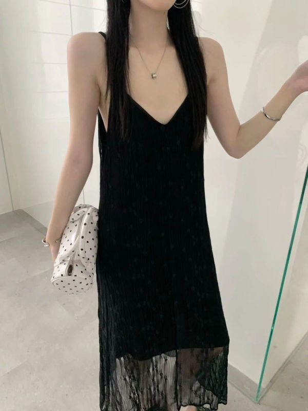 法式浪漫吊帶洋 