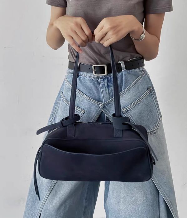 V031.水洗牛皮長提包（沙發感皮革） 