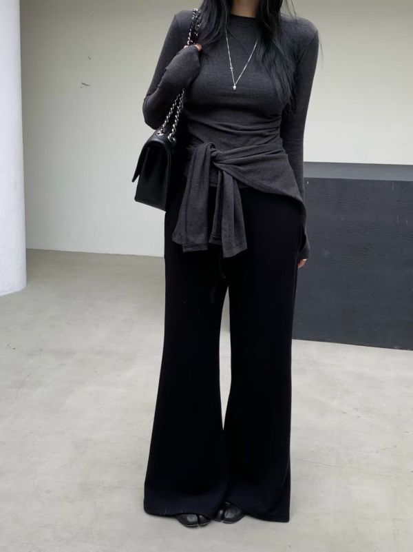 H012.休閒小喇叭長褲 