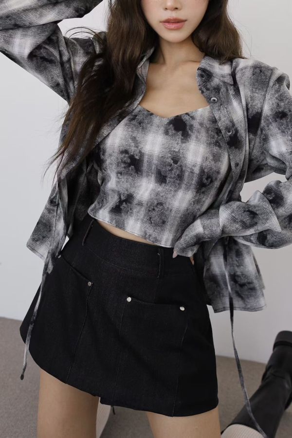 S03.造型口袋短褲裙 