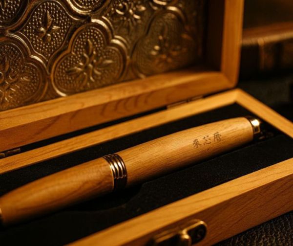 老屋舊窗花筆盒 