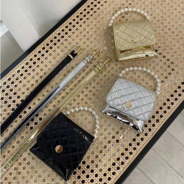 菱格珍珠鏈小包造型腰帶 菱格,珍珠,鏈,小包,造型,腰帶