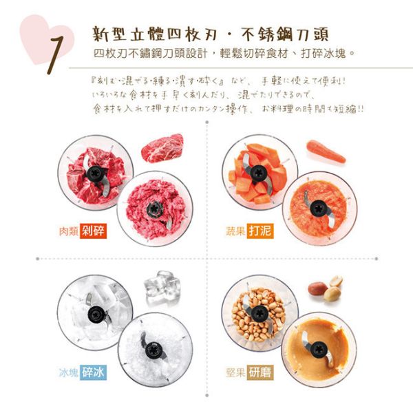 【KINYO】多功能食物調理機 (NJC-276) 多功能食物調理機,調理機,果汁機