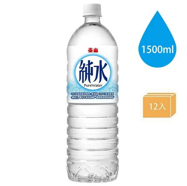 泰山純水 1500MLx12入 