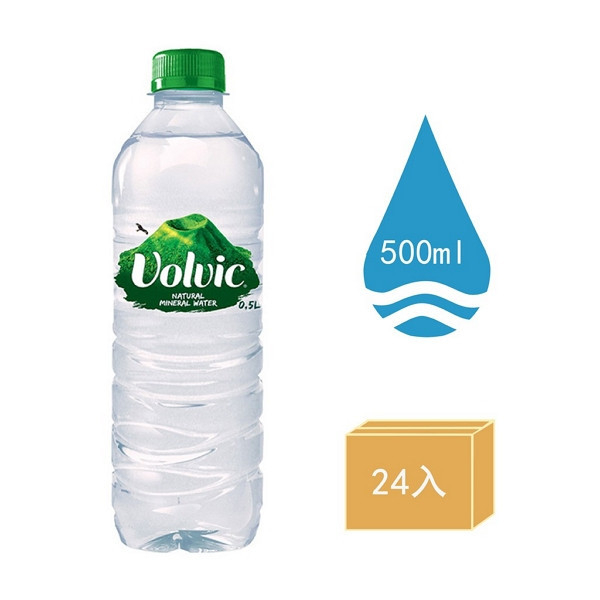 Volvic 富維克天然礦泉水 500MLx24入 