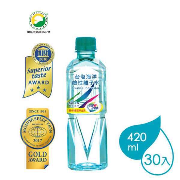 台塩(台鹽)海洋鹼性離子水 420MLx30入 