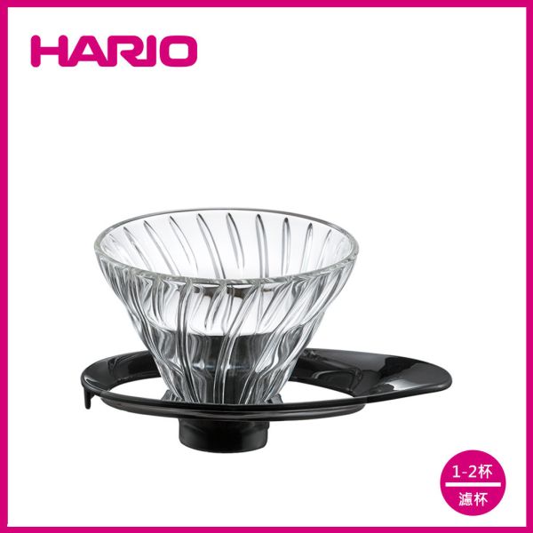 【HARIO】V60旋風黑01玻璃濾杯 濾杯, HARIO, V60