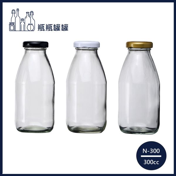 【N-300  300cc果汁瓶】【30支3箱】【一次方】果汁瓶/飲料瓶/布丁瓶/蜂蜜瓶/密封罐/玻璃罐/玻璃瓶/瓶罐 【一次方】果汁瓶/飲料瓶/布丁瓶/蜂蜜瓶/密封罐/玻璃罐/玻璃瓶/瓶罐