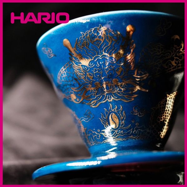 【HARIO】V60甲辰龍年限定01濾杯-龍啡凌霄(藍) 濾杯, HARIO, V60
