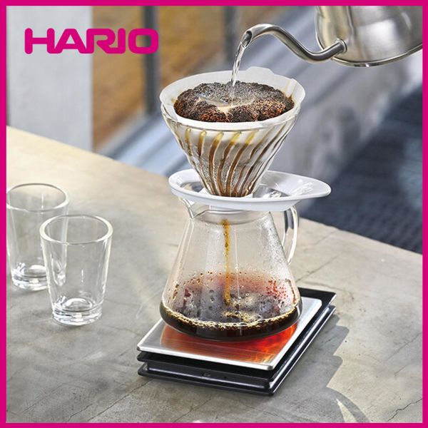 【HARIO】V60旋風白02玻璃濾杯 濾杯, HARIO, V60