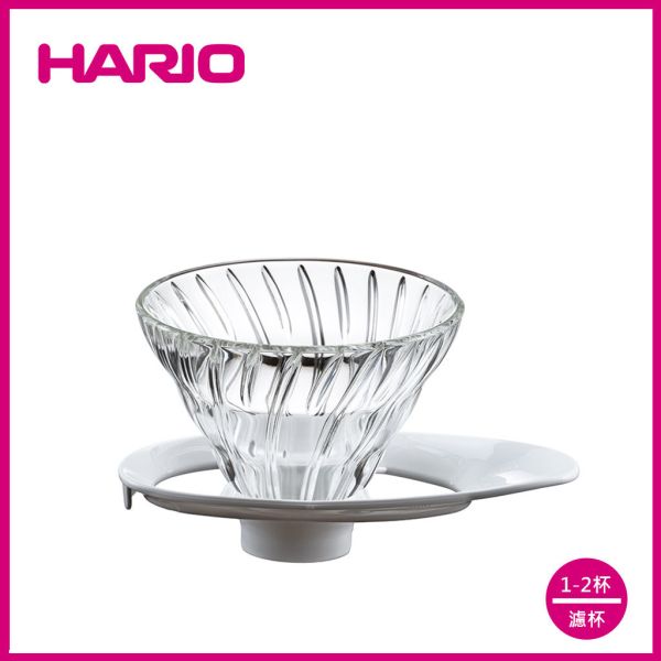 【HARIO】V60旋風白01玻璃濾杯 濾杯, HARIO, V60