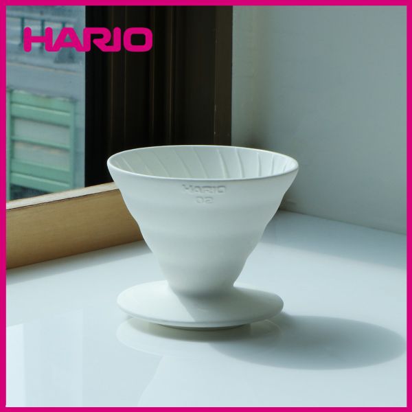 【HARIO】V60象牙白老岩泥02濾杯 濾杯, HARIO, V60