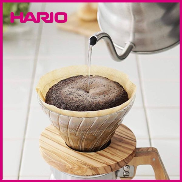 【HARIO】V60橄欖木01玻璃濾杯 濾杯, HARIO, V60