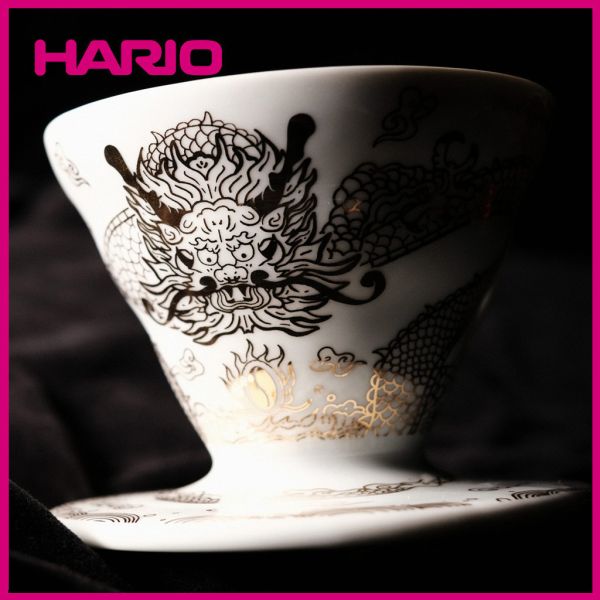 【HARIO】V60甲辰龍年限定01濾杯-龍啡凌霄(白) 濾杯, HARIO, V60