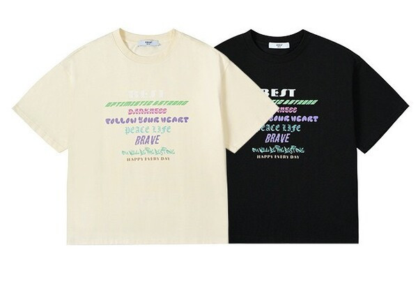 潮感圖案棉Tee 