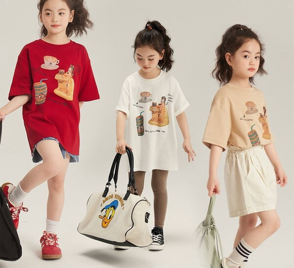 復古高飛狗長版棉Tee 