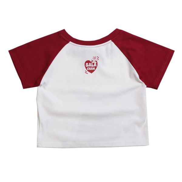 POKO ポコ大王 SALACHAN CROPPED RAGLAN T-SHIRT / 接袖短版上衣 ポコ大王
  BAOBAO バオバオ 
CROPPED RAGLAN T-SHIRT