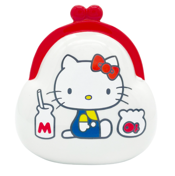 SANRIO HELLO KITTY 復古零錢包造型 陶瓷存錢筒 