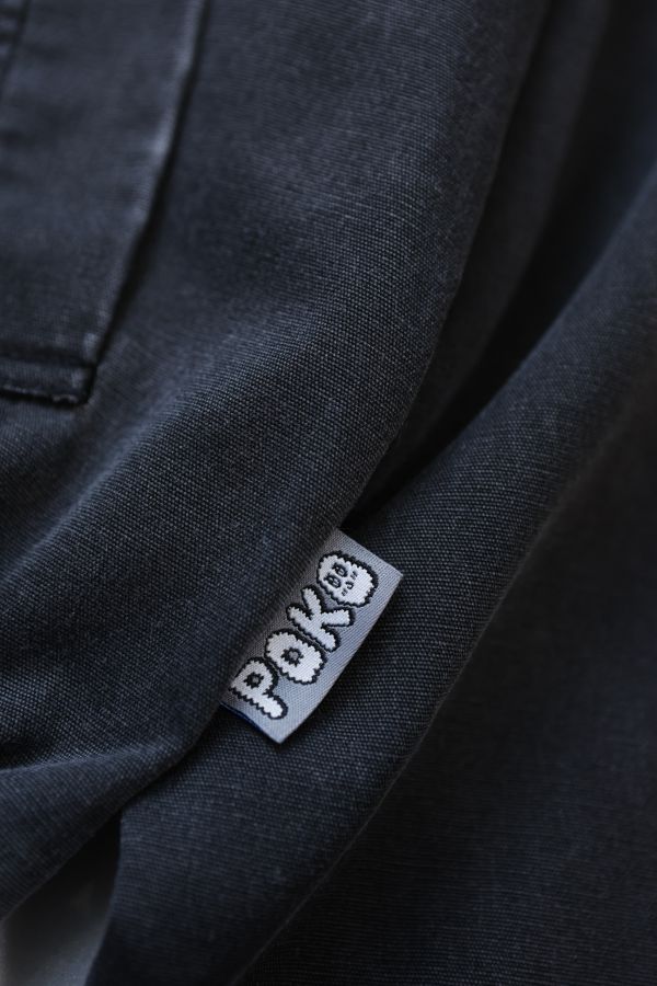 POKO ポコ大王 OUTLINED WASHED DENIM JACKET 水洗牛仔外套 / (黑) POKO ポコ大王 OUTLINED WASHED DENIM JACKET 水洗牛仔外套 / (黑)