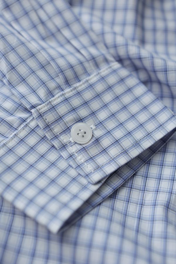 POKO ポコ大王 WIGGLING HEART STRUCTURED SHIRT / (藍Ｘ白) POKO ポコ大王 WIGGLING HEART STRUCTURED SHIRT / (藍Ｘ白)