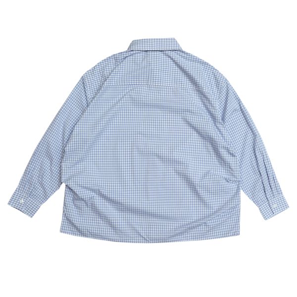 POKO ポコ大王 WIGGLING HEART STRUCTURED SHIRT / (藍Ｘ白) POKO ポコ大王 WIGGLING HEART STRUCTURED SHIRT / (藍Ｘ白)