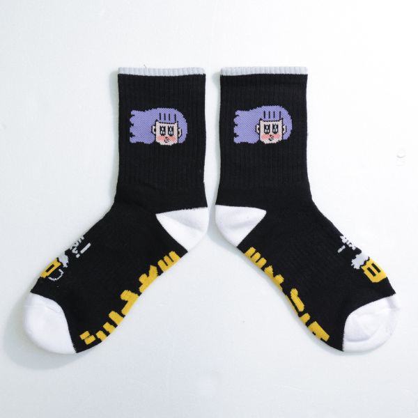 POKO ポコ大王 BEER ビール大王 SOCK 中筒襪 / (黑/白) ポコ大王 BEER ビール大王 SOCK 中筒襪 / (黑/白)