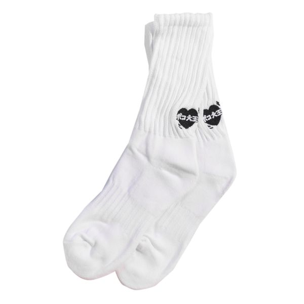 POKO ポコ大王 WIGGLING HEART RUFFLE SOCKS 泡泡襪 POKO ポコ大王 WIGGLING HEART DENIM WIRE BRIM CAP / (單寧短簷帽)