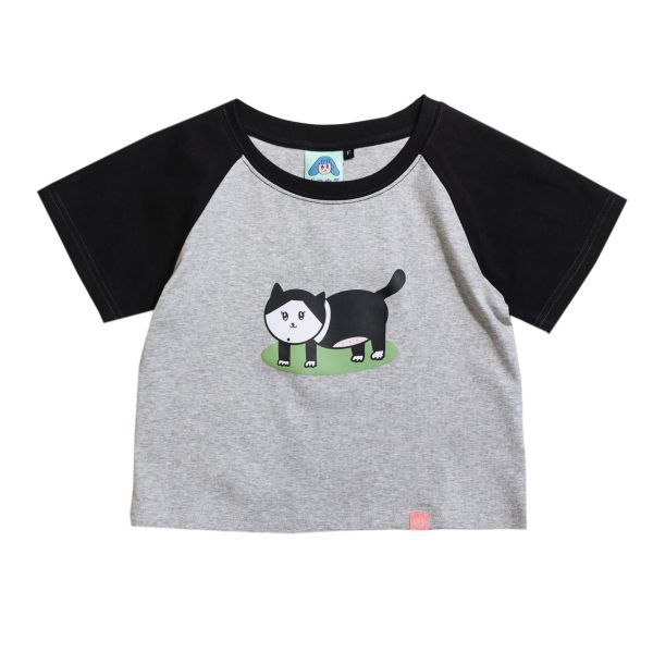 POKO ポコ大王 BAOBAO バオバオ CROPPED RAGLAN T-SHIRT / 接袖短版上衣 ポコ大王
  BAOBAO バオバオ 
CROPPED RAGLAN T-SHIRT