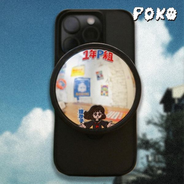 『預購』POKO ポコ大王 一年P組 RISAKO 廣角鏡磁吸式手機支架 POKO ポコ大王 RISAKO 廣角鏡磁吸式手機支架