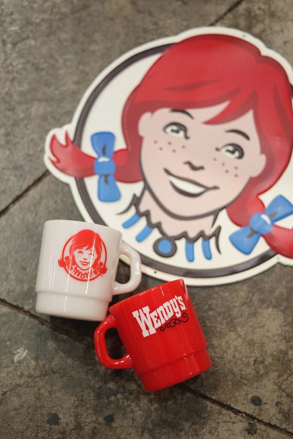 The Wendy's Company 溫蒂漢堡 牛奶杯 / 水杯 / 漱口杯 The Wendy's Company 溫蒂漢堡 牛奶杯 / 水杯 / 漱口杯）